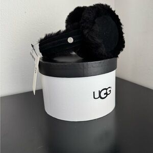 UGG Black Plush Earmuffs